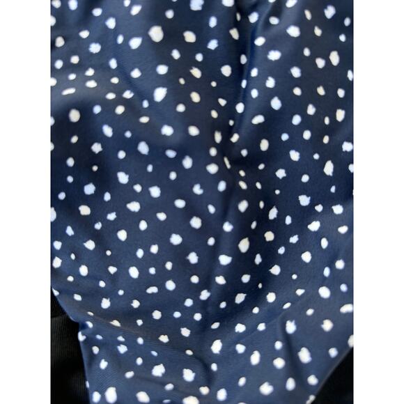 NWT J.Crew Hipster Bikini Bottom in Dot, Navy, Size XL - Picture 4 of 6